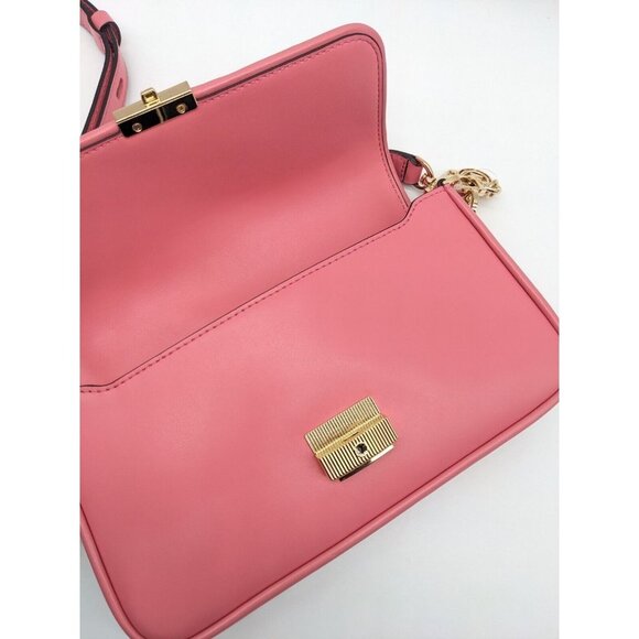 MICHAEL KORS Bradshaw woven leather women's crossbody shoulder bag -TEA ROSE - Picture 13 of 16